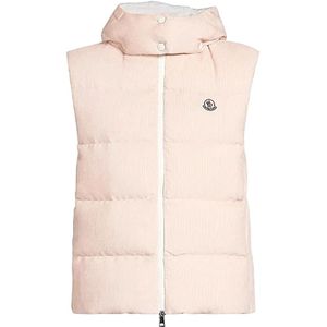 Moncler Gewatteerd Puffer Vest , Pink , Dames , Maat: XL