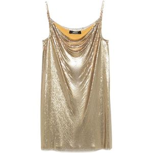 Versace, Dames, Jurken, Geel, Maat: XS