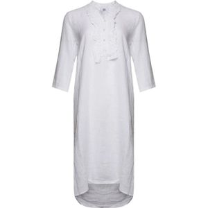 Tiffany, Dames, Jurken, Wit, Maat: L/Xl Linnen,
