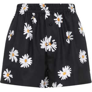 Moschino, Dames, Korte broeken, Zwart, Maat: 2XS Zijde,