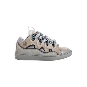 Lanvin Sneakers met origineel ontwerp geïnspireerd door de jaren 90 , Gray , Heren , Maat: 39 EU