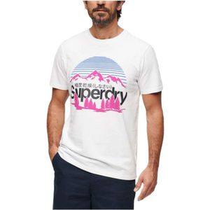 Superdry Great Outdoors Nr Graphic T-shirt Met Korte Mouwen Wit M Man