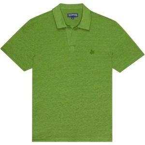 Vilebrequin, Heren, Tops, Groen, Maat: S Linnen,