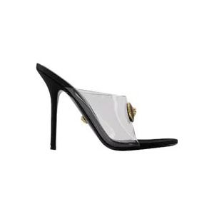 Versace Fabric sandals , Black , Dames , Maat: 38 EU