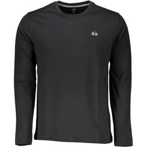 T-shirt - Zwart - Long Sleeve Casual Style