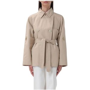 Fay, Dames, Mantels, Beige, Maat: XL Katoen,