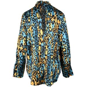 Think!, Dames, Blouses & Shirts, Veelkleurig, Maat: L Poliester,