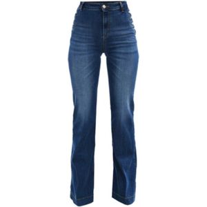 Kocca, Dames, Jeans, Blauw, Maat: W27 Katoen,