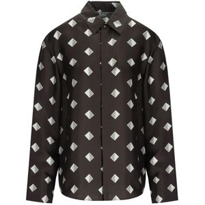 Max Mara, Dames, Blouses & Shirts, Bruin, Maat: XS Zijde,