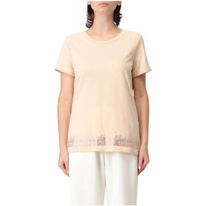 Liu Jo, Dames, Tops, Beige, Maat: XS