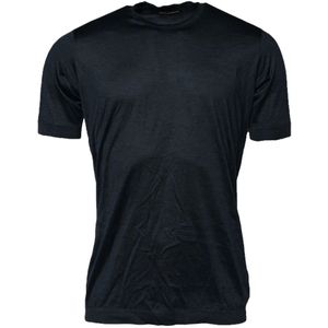 Dolce & Gabbana, Heren, Tops, Blauw, Maat: L Zijde,