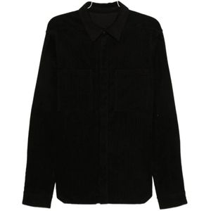 Rick Owens, Heren, Overhemden, Zwart, Maat: XL