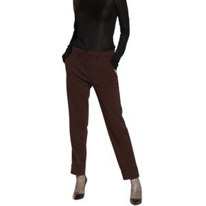 Mason's, Dames, Broeken, Bruin, Maat: 3XS Viscose,
