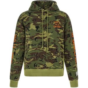 Gallery Dept., Heren, Sweatshirts & Hoodies, Groen, Maat: L Katoen,