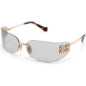 Miu Miu - MU A51S - Zonnebril - Goud - Metaal