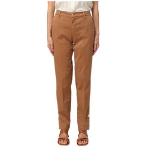 Liu Jo, Dames, Broeken, Bruin, Maat: 2XL