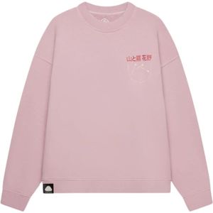Flower Mountain, Heren, Sweatshirts & Hoodies, Roze, Maat: M Katoen,