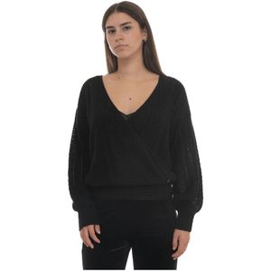 Guess, Dames, Truien, Zwart, Maat: S Wol,