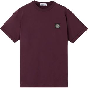 Stone Island, Heren, Tops, Rood, Maat: L Katoen,