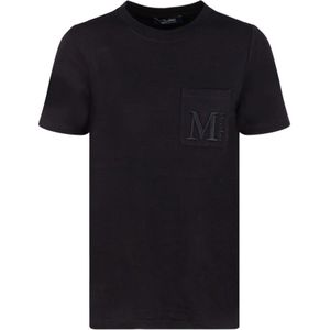 Max Mara, Dames, Tops, Zwart, Maat: S Katoen,