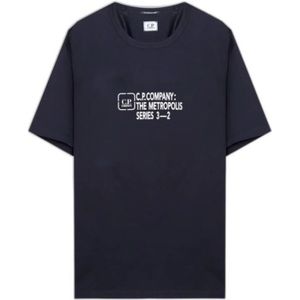 C.p. Company, Heren, Tops, Blauw, Maat: XL Jersey,
