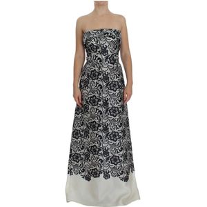 Dolce & Gabbana - Jurk - Zwart - Maxi - Zijde