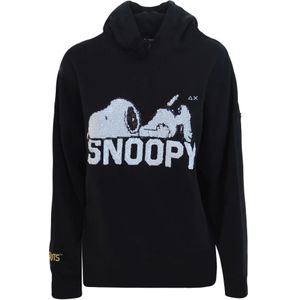 Sun68, Dames, Sweatshirts & Hoodies, Zwart, Maat: M