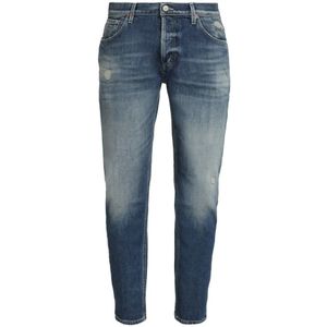 Dondup, Heren, Jeans, Blauw, Maat: W35 Katoen,