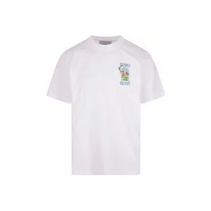 Casablanca T-Hemden , White , Heren , Maat: 2XL