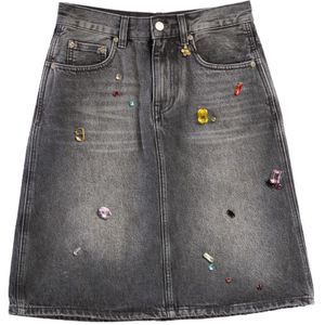 Marc Jacobs, Dames, Rokken, Grijs, Maat: W26 Katoen,