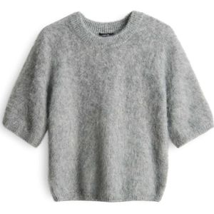Opus - Pullover - Licht Grijs - Korte Mouw