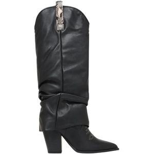 Steve Madden, Dames, Schoenen, Zwart, Maat: 36 1/2 EU Leer,