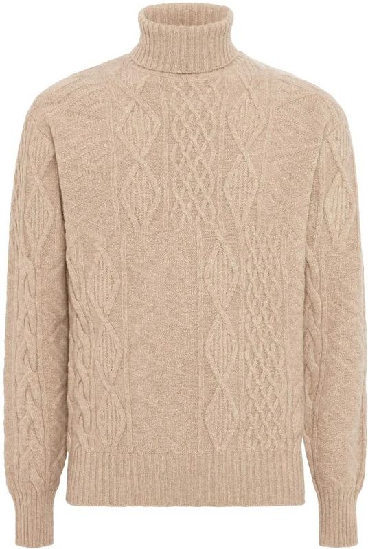 Boggi Milano, Heren, Truien, Beige, Maat: S Wol,