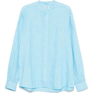 Aspesi, Heren, Overhemden, Blauw, Maat: L