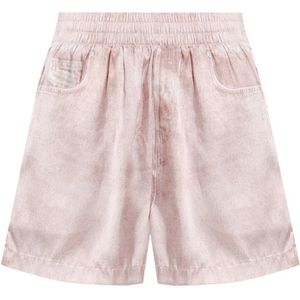 Diesel, Dames, Korte broeken, Roze, Maat: M Denim,