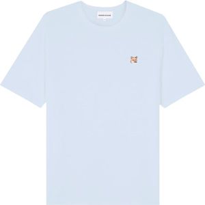 Maison Kitsuné, Heren, Tops, Blauw, Maat: L Katoen,