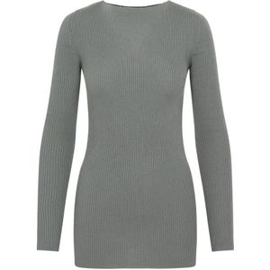 Rick Owens, Dames, Truien, Grijs, Maat: S Kasjmier,
