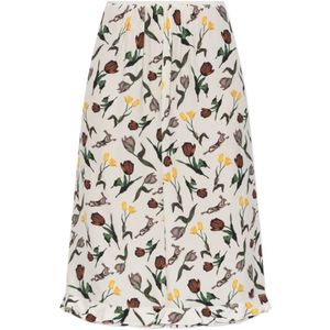 Marni, Dames, Rokken, Wit, Maat: M Viscose,