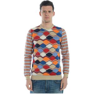 Daniele Alessandrini, Heren, Truien, Veelkleurig, Maat: S Katoen,