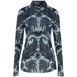Etro, Dames, Blouses & Shirts, Veelkleurig, Maat: S Tulle,
