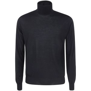 Filippo De Laurentiis, Heren, Truien, Zwart, Maat: 2XL Kasjmier,