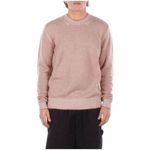 Alpha Studio, Heren, Truien, Beige, Maat: L Wol,