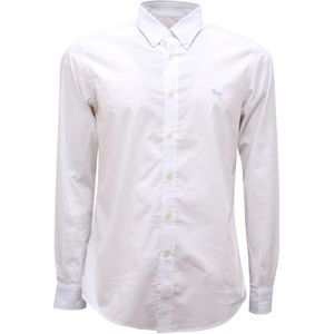 Harmont & Blaine, Heren, Overhemden, Wit, Maat: 2XL Leer,