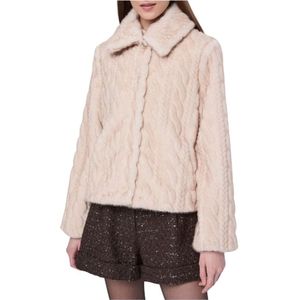 Gaudi, Dames, Jassen, Beige, Maat: S Poliester,