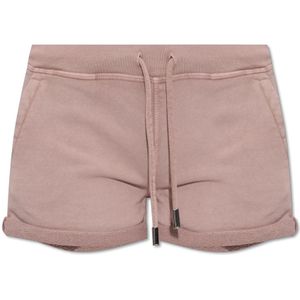 Dsquared2, Dames, Korte broeken, Roze, Maat: M Katoen,