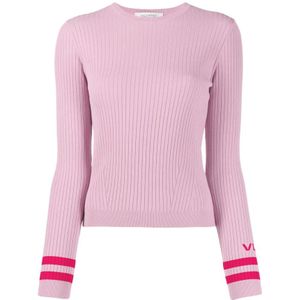 Valentino, Dames, Truien, Roze, Maat: M Viscose,