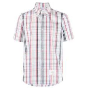 Thom Browne, Heren, Overhemden, Veelkleurig, Maat: L Katoen,