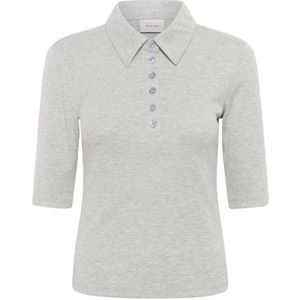 Gestuz, Dames, Tops, Grijs, Maat: L Katoen,