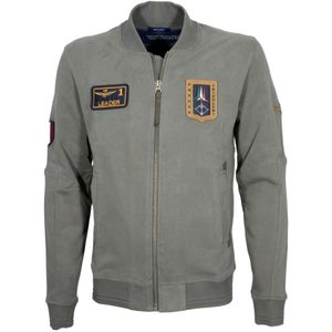 Aeronautica Militare, Heren, Jassen, Grijs, Maat: M Katoen,