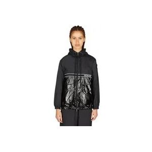 Moncler Komoe Regenjas met Contrastpanelen , Black , Dames , Maat: XS